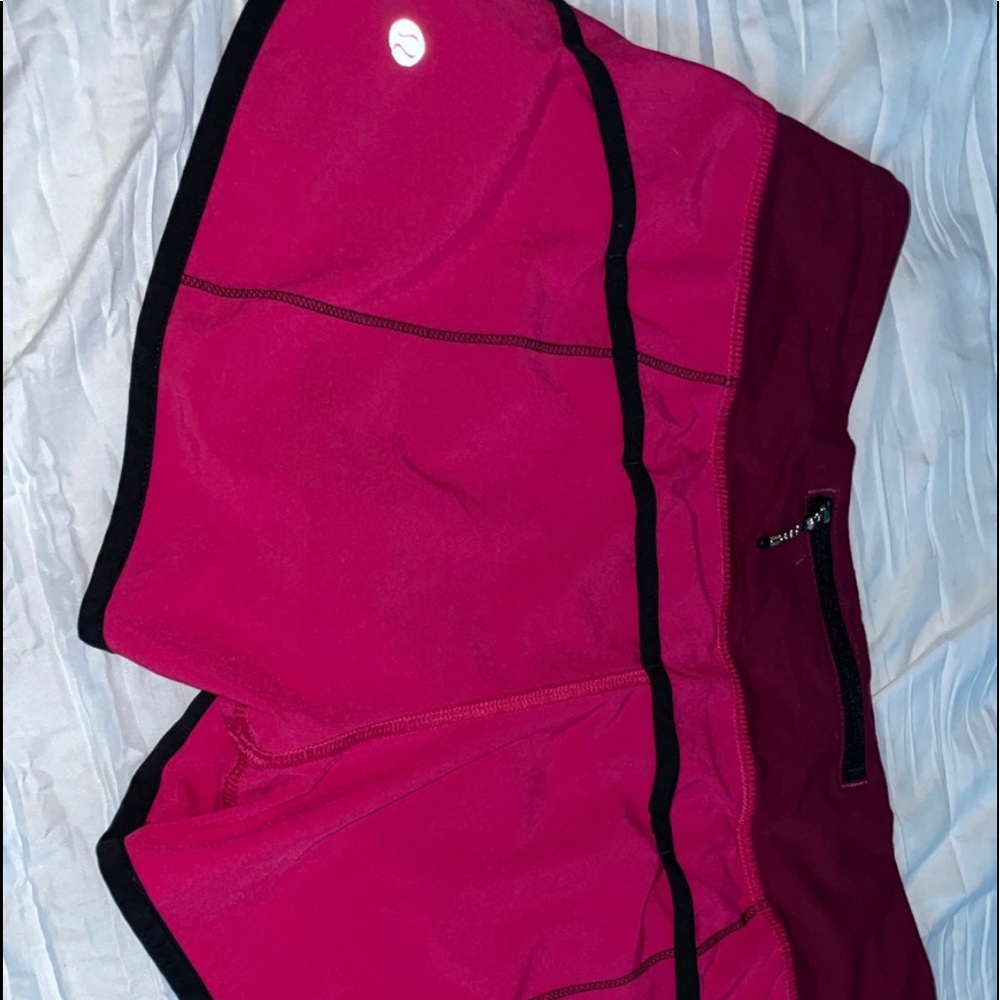 Lululemon running shorts!!